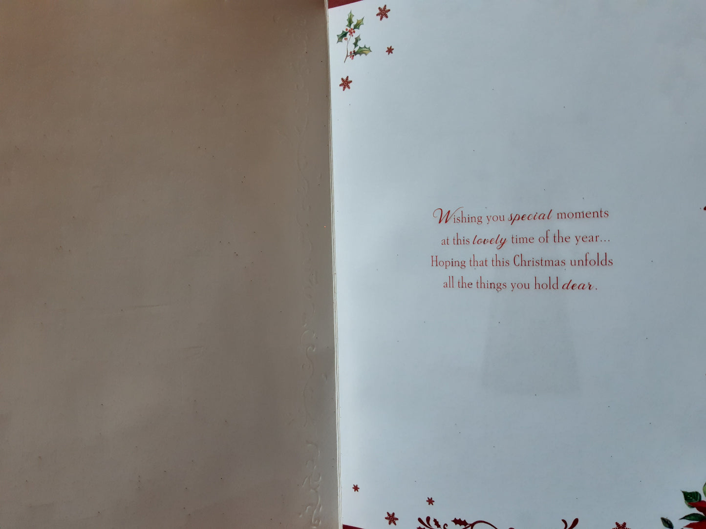 A Heartfelt Wishes For Daughter In Law With Special Thoughts Christmas Card