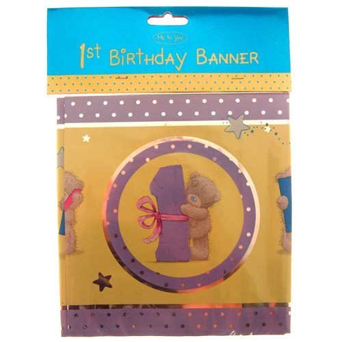 Happy 1st Birthday Me to You Bear Banner 