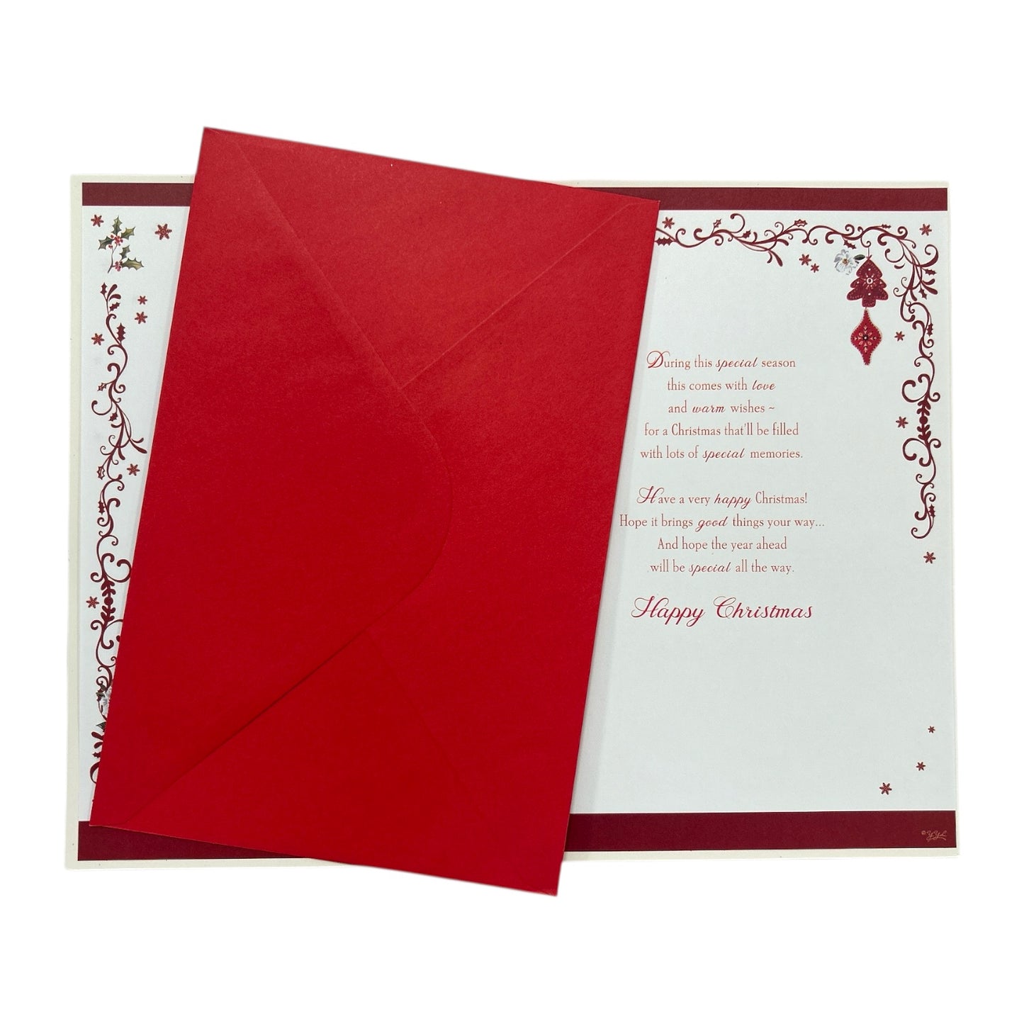 A Heartfelt Wishes For Daughter and Family Christmas Card