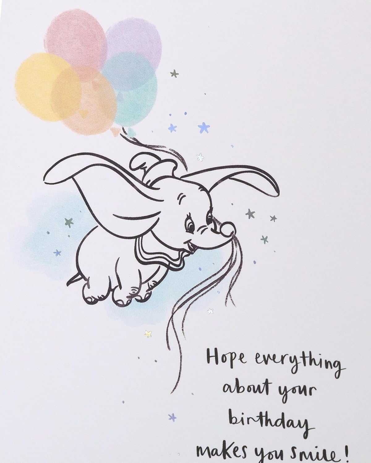 Disney Classics Dumbo Design Birthday Card
