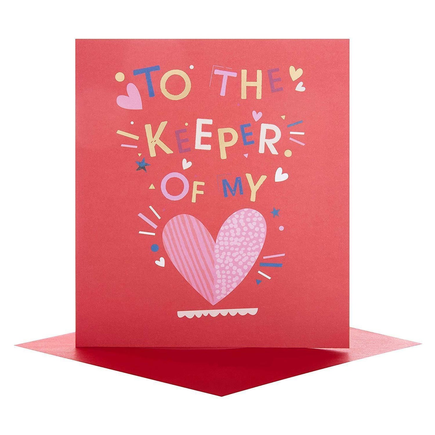 Hallmark Valentine's Day Card 'Keeper Of My Heart'