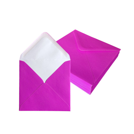 Pack of 1000 Vivid Violet 155x155mm Gummed Envelopes