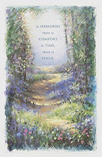 In Memories There Is Comfort Sympathy Lovely Verse Card 