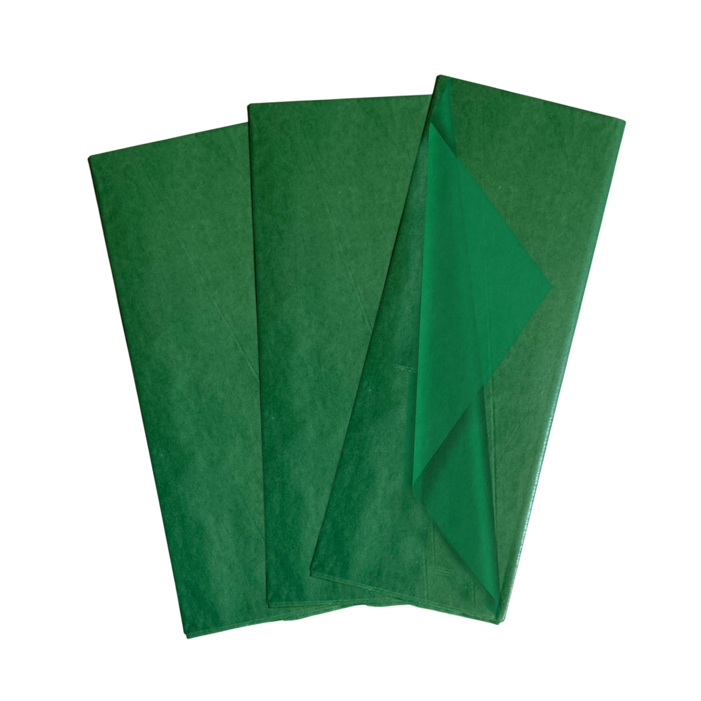Pack of 800 Dark Green Acid Free 50 x 70cm Tissue Paper Sheets