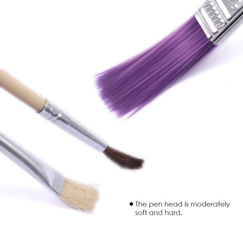 Pack of 12 Assorted Professional Nylon and Horsehair Artist Oil Painting Brush Set