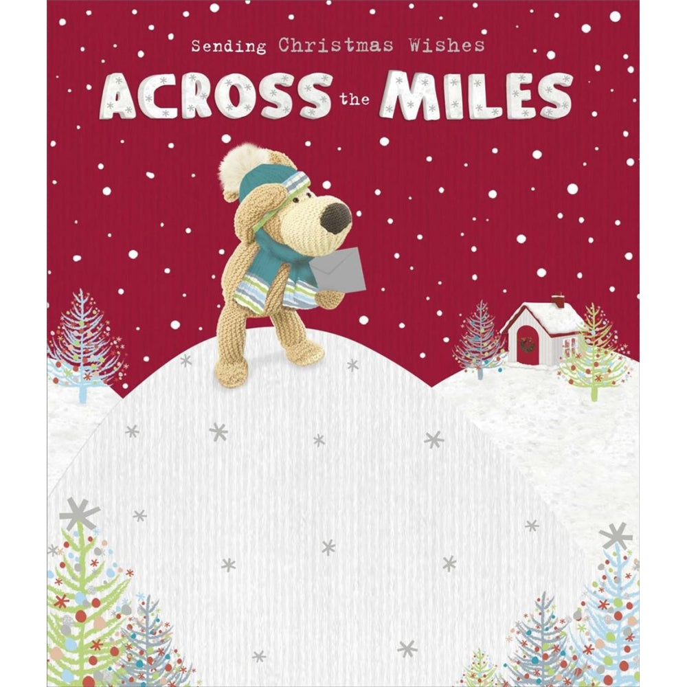 Boofle with Envelope Across The Miles Christmas Card