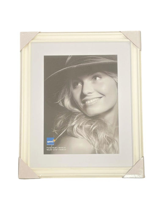 Kenro 30x40cm (12x16") Ravello Series Photo Frame White