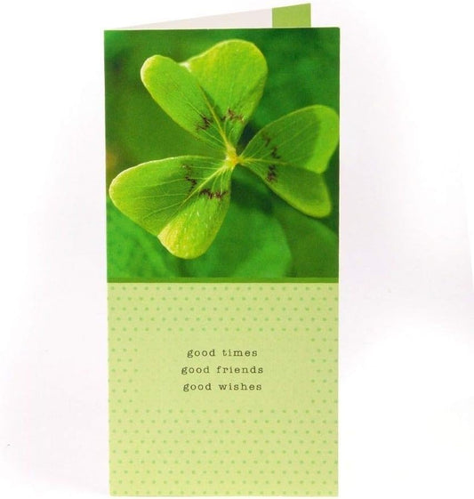 Photographic Shamrock St. Patrick's Day Greeting Card