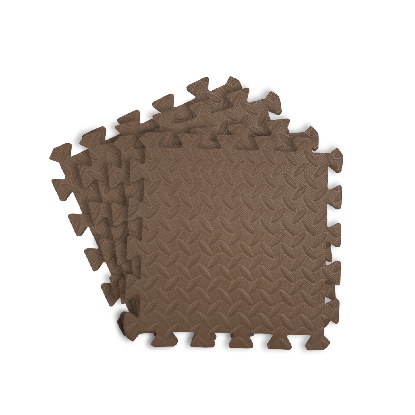 Pack of 80 30x30cm Brown Coloured 1cm Thick EVA Foam Mats