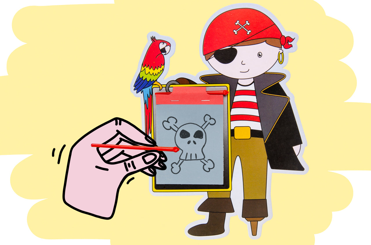 Pack of 30 Pirate Magic Boards