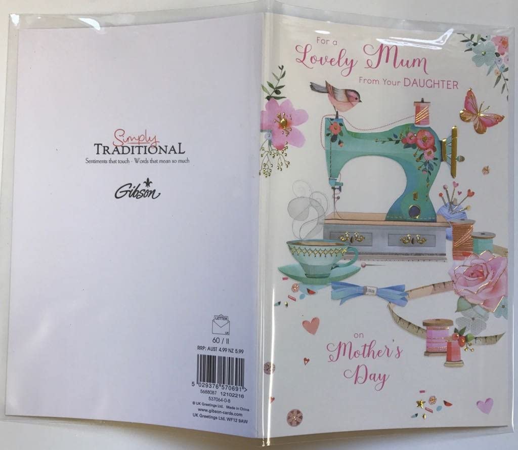 Mum from Your Daughter Traditional Photographic Lovey Verse Mother's Day Card