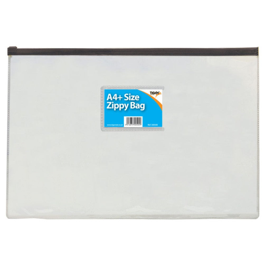 Pack of 12 Foolscap/A4+ Assorted Zippy Bags 