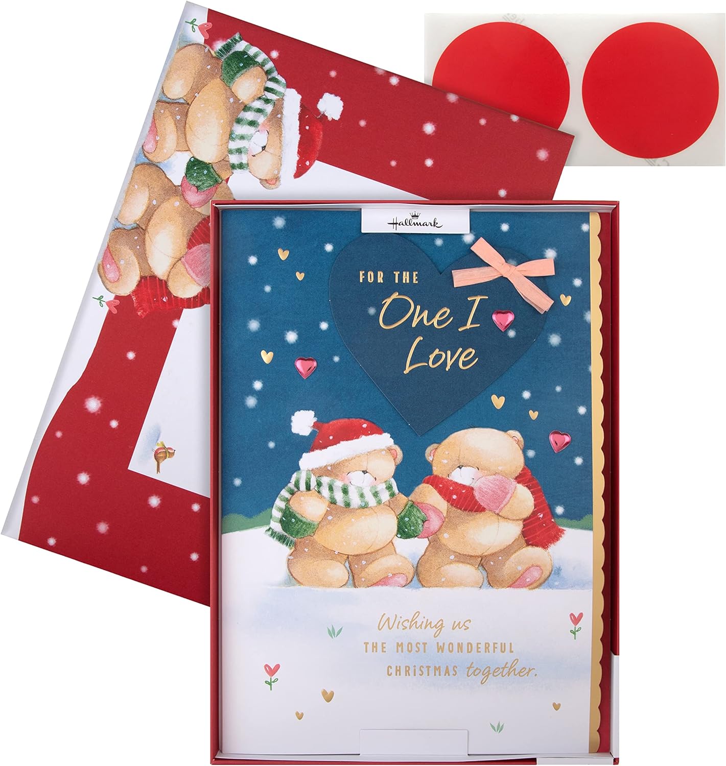 Cute Forever Friends Winter Design One I Love Boxed Christmas Card