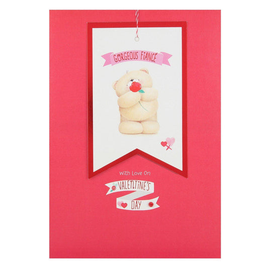 For Fiance 'You're Wonderful' Valentine's Day Card