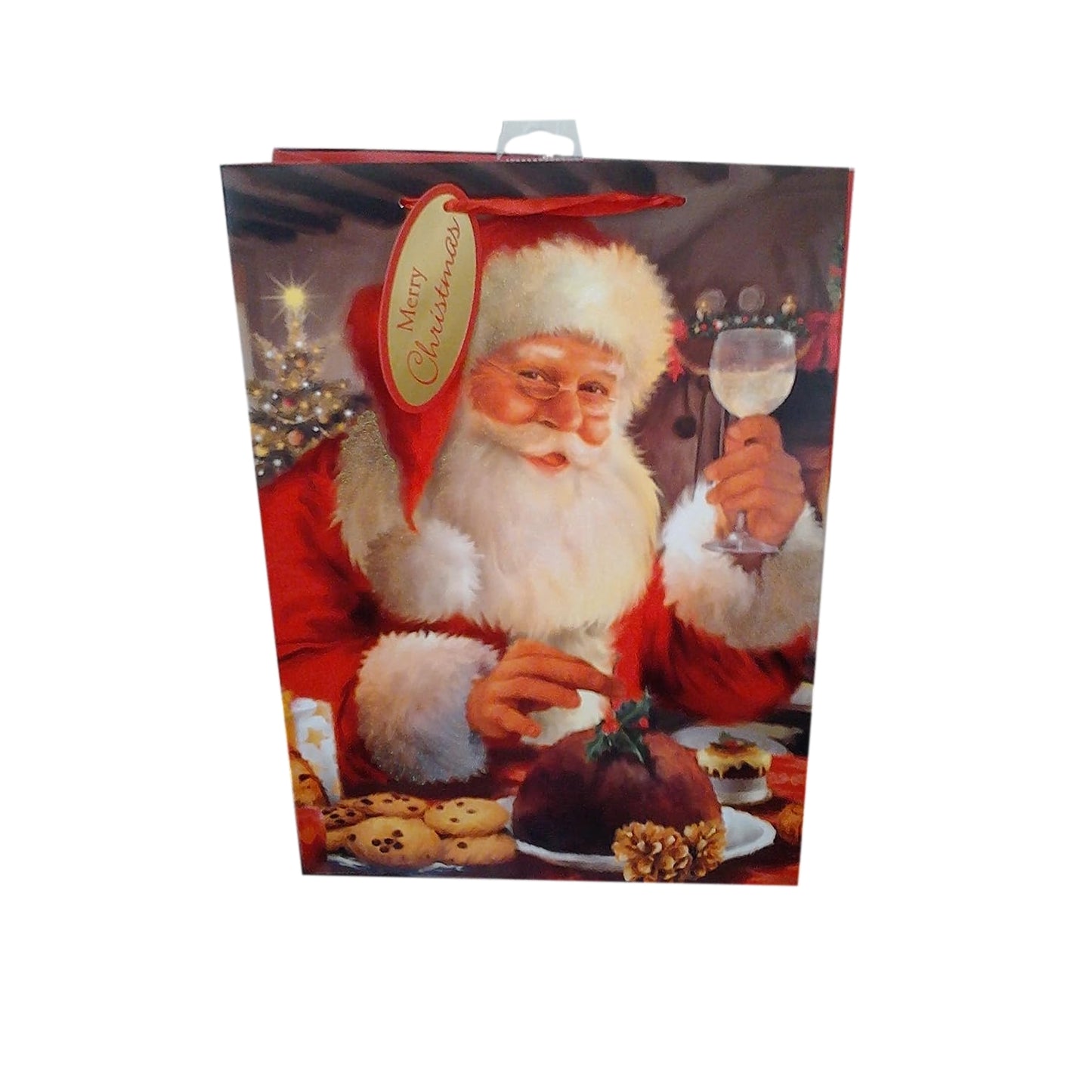 Santa Merry Christmas Extra Large Gift Bag
