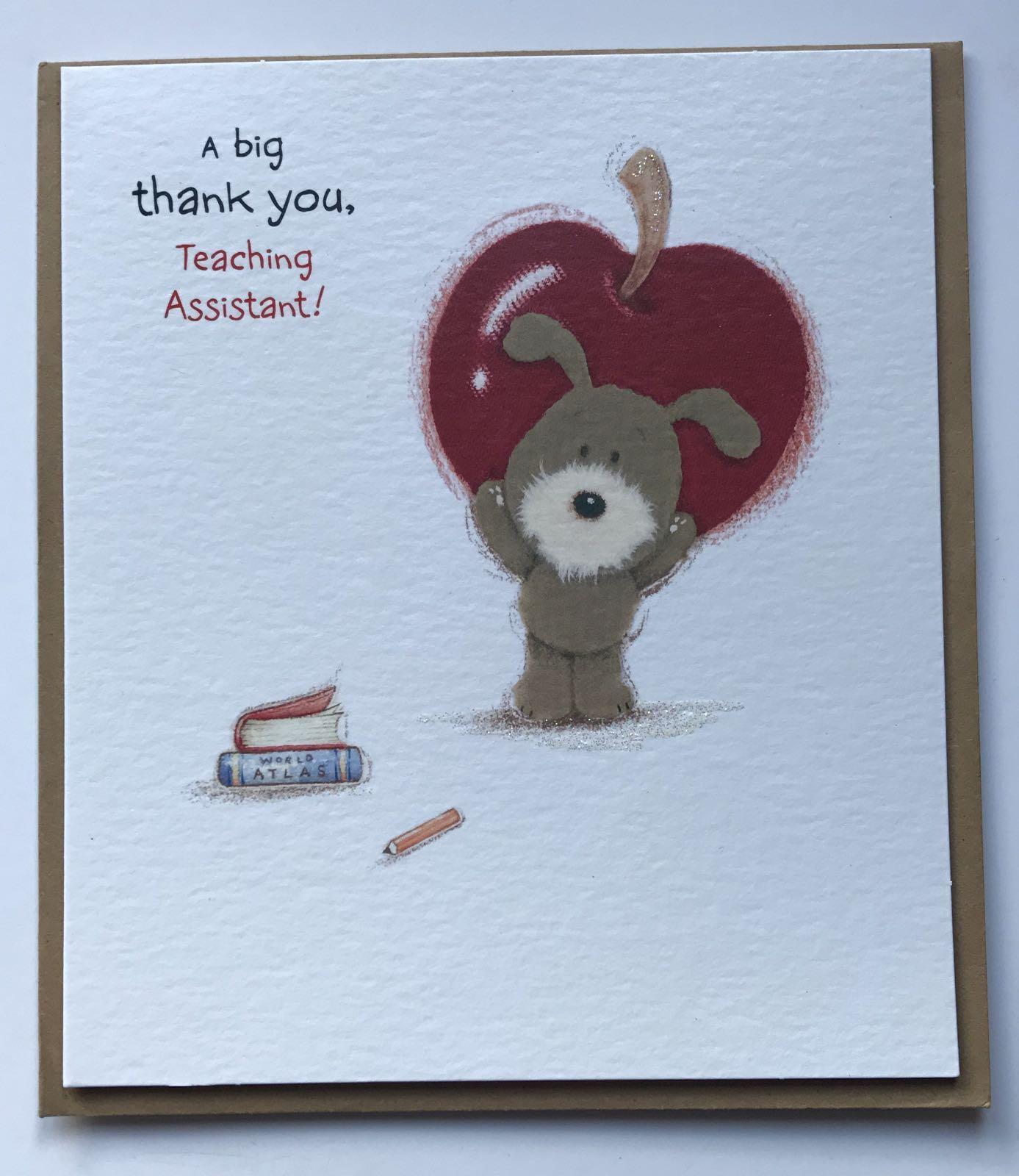 A big Thank you Card Teaching Assistant 