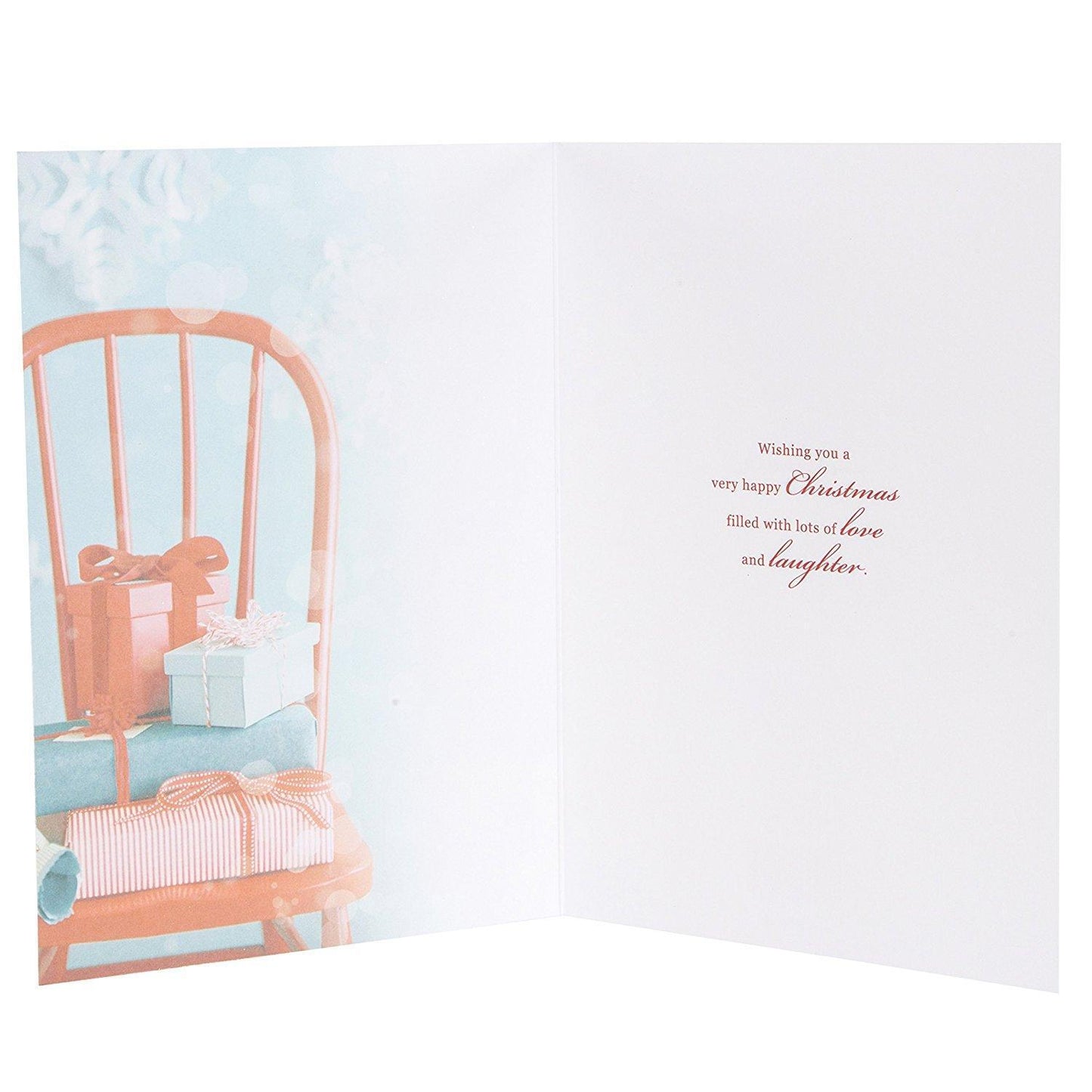 Christmas Card To Daughter 'Love And Laughter' 