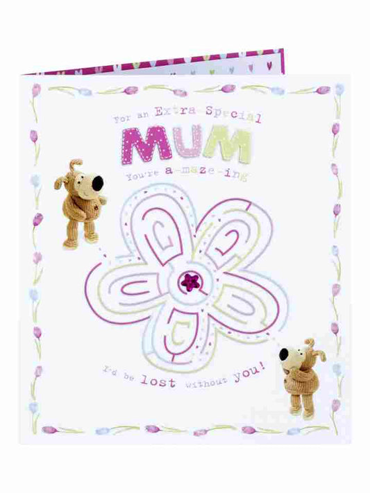 Mum Flower Maze Boofle Mother's Day Card