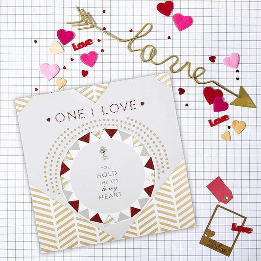 Hallmark Studio One I Love Valentine's Day Card 'Hold The Key'