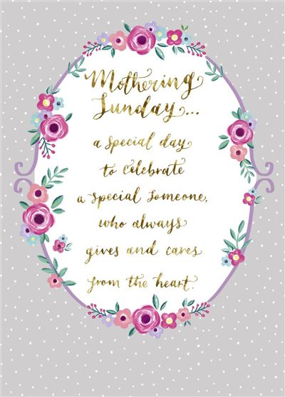 Heart Story Mothering Sunday Mother's Day Card