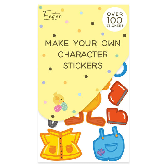 Make Your Own 100 Cute Easter Character Stickers