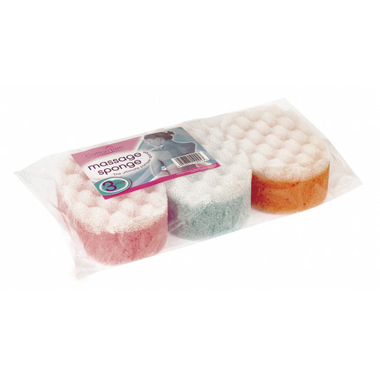 Pack of 3 Massage Sponge