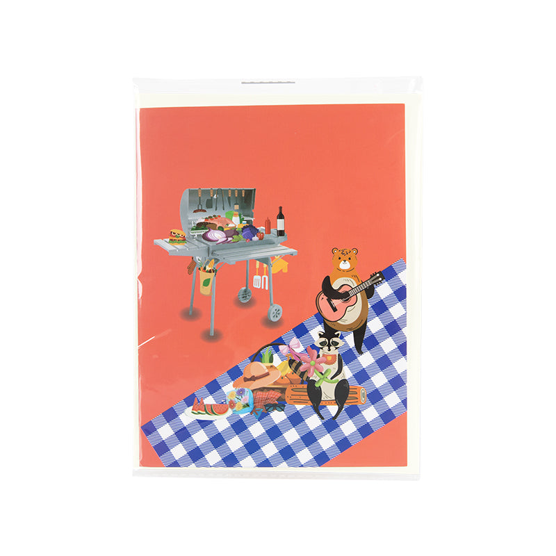 Grill & Chill 3D Barbecue Pop Up Card