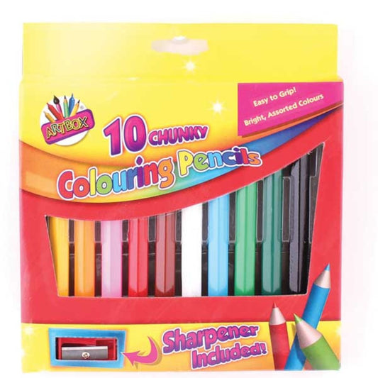 Artbox 1/2 Size Chunky Colouring Pencil (Pack of 10)