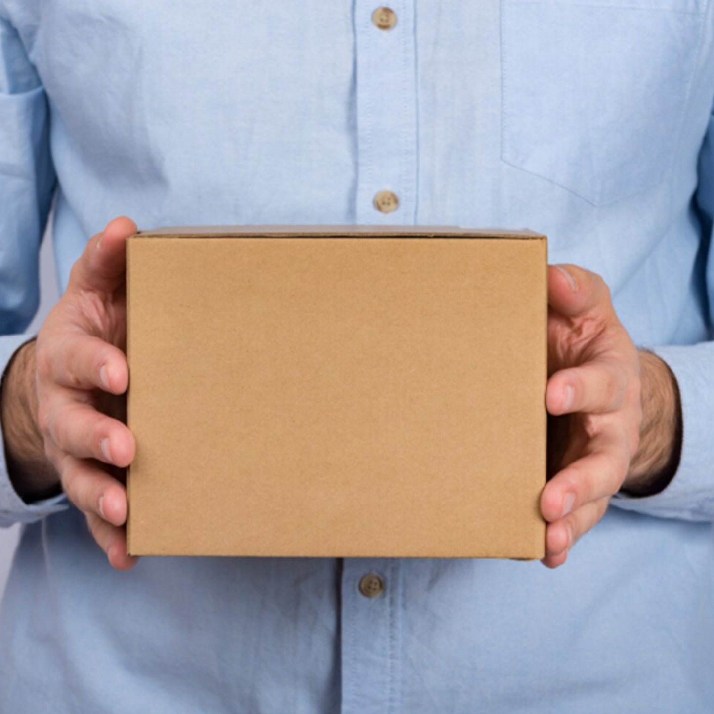 Pack of 100 Cardboard Packing Boxes 16x16x16cm — 3mm Corrugated Flute