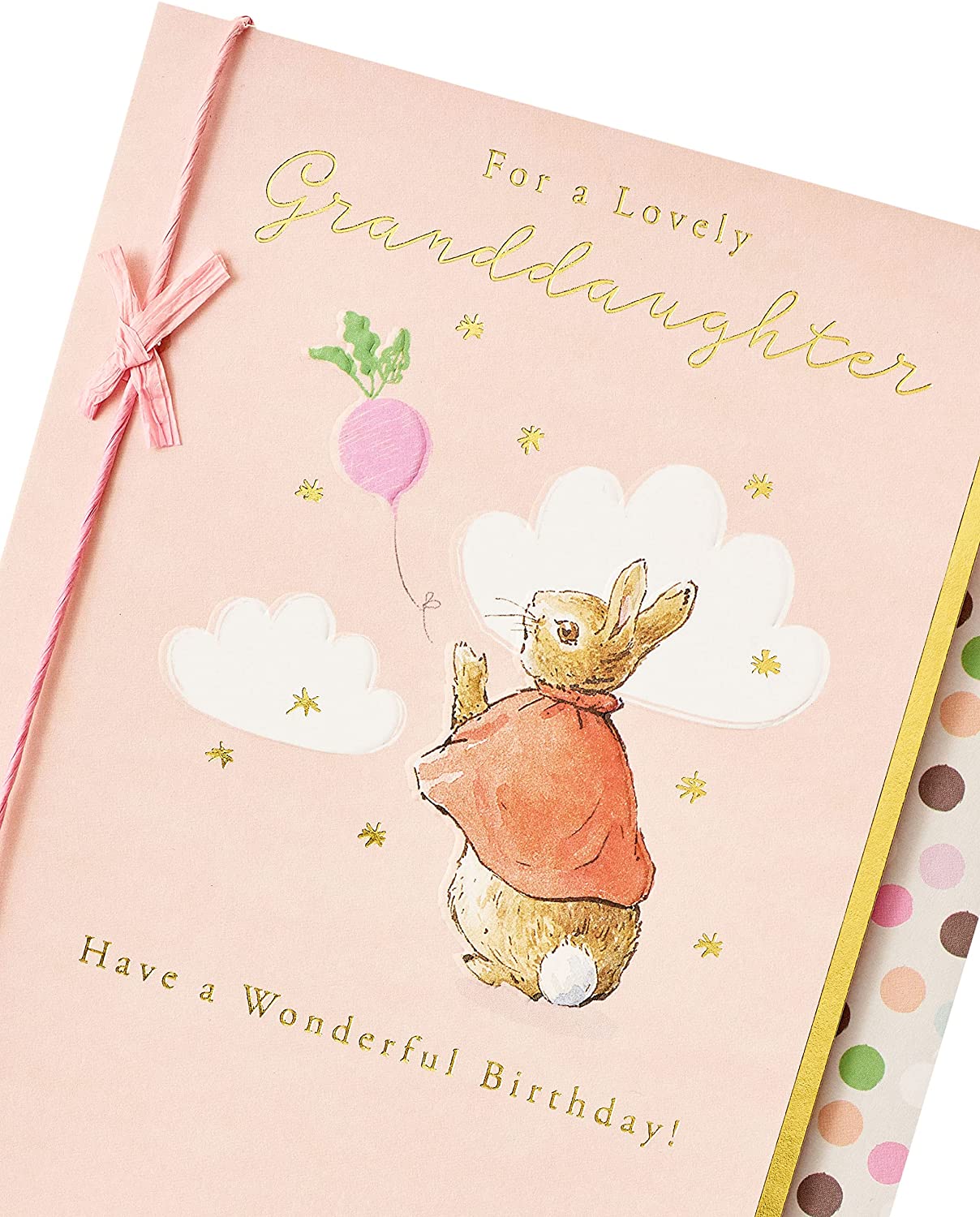 Peter Rabbit Birthday Card for Cute Granddaughter
