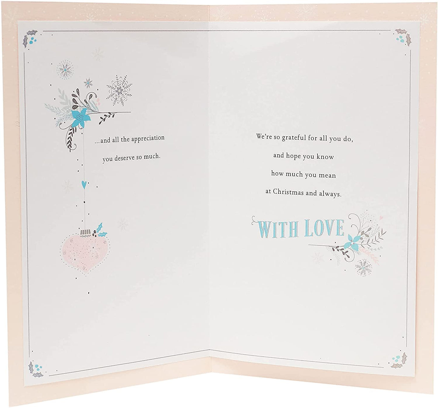 Mum from Your Daughter & Son in Law Christmas Card Large 