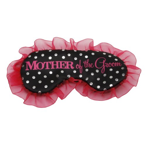 Mother of the Groom Dotty Satin Eye Mask