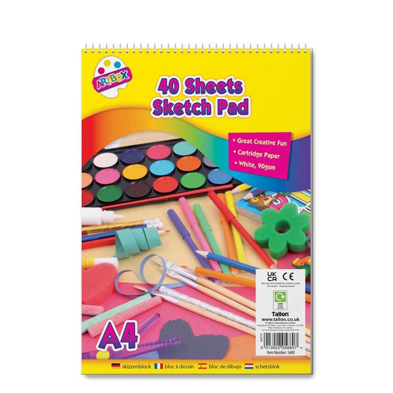A4 40 Sheets Sketch Pad