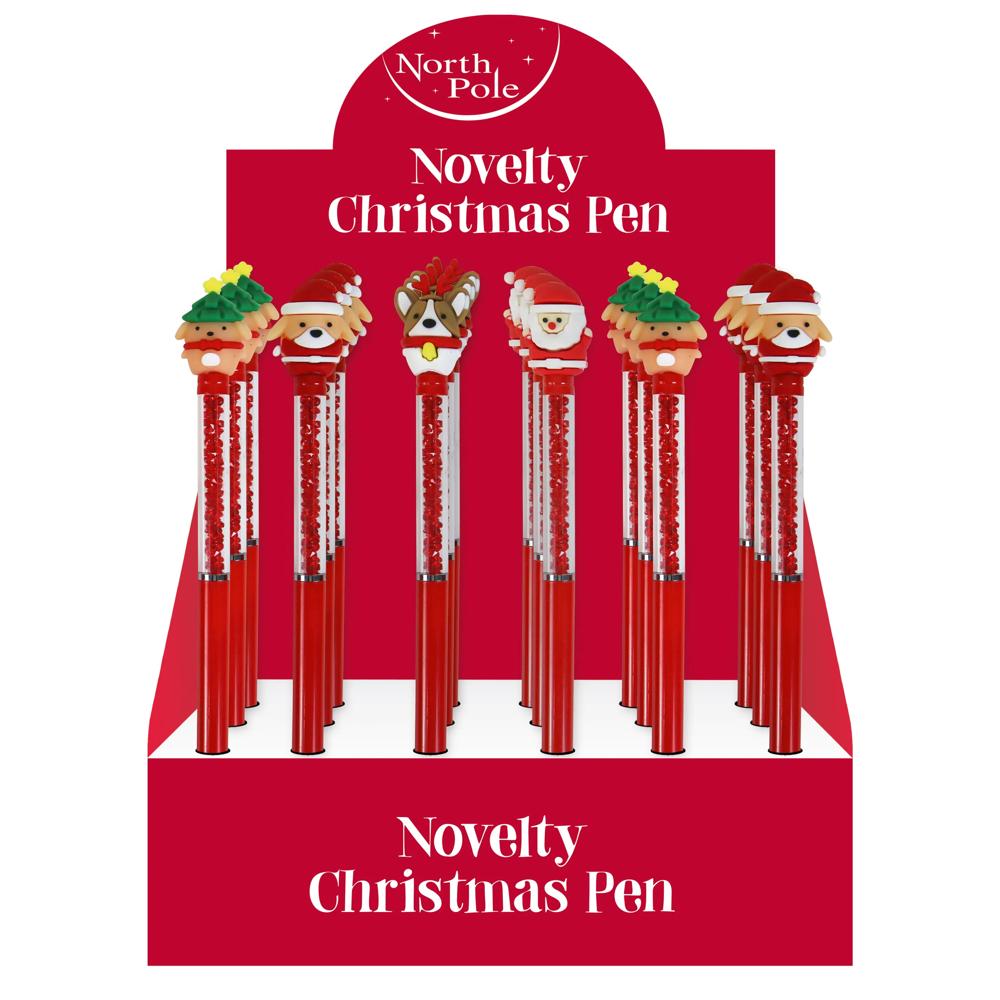 Single Clairefontaine Glitter Christmas Novelty Pen
