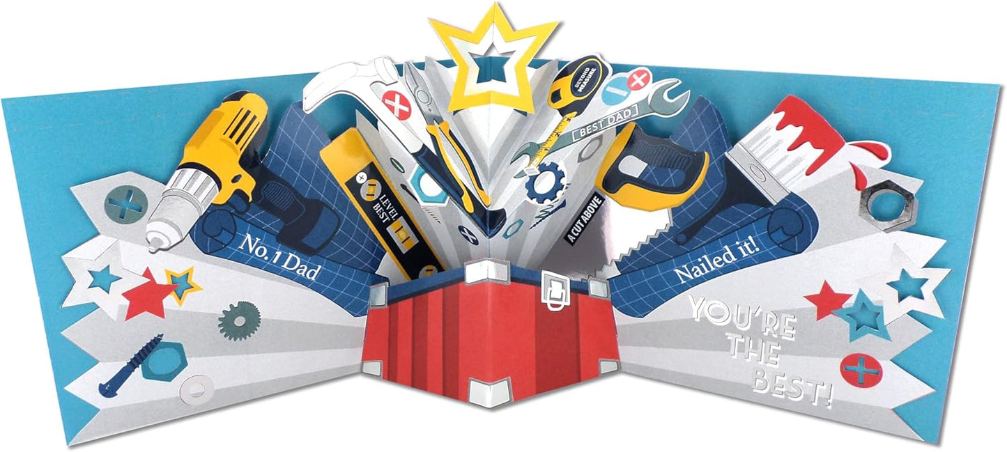 Tool-Tastic Fun! Pop Up Father's Day Card