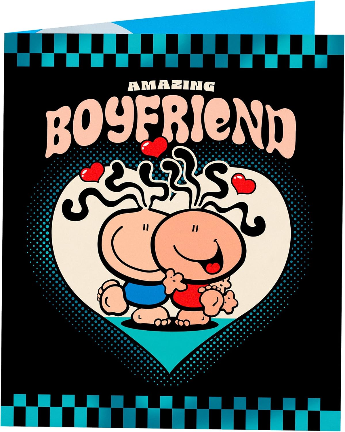 Characters Celebrating Boyfriend Birthday Card