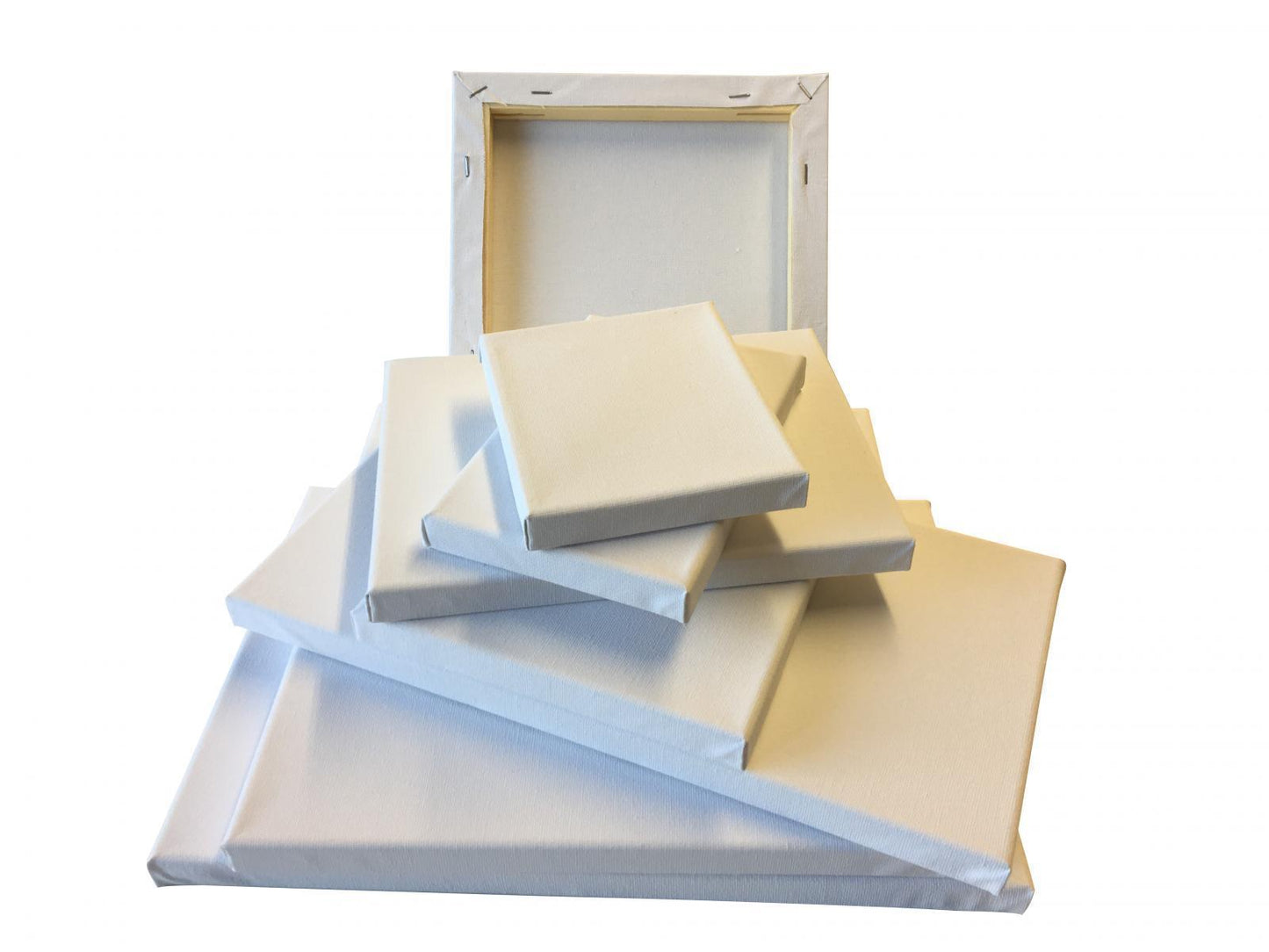 Pack of 5 Stretched Mini Canvas Wooden Frames 280gsm 16x22cm