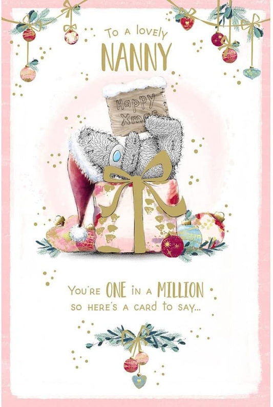 Me To You Bear Nanny Christmas Card