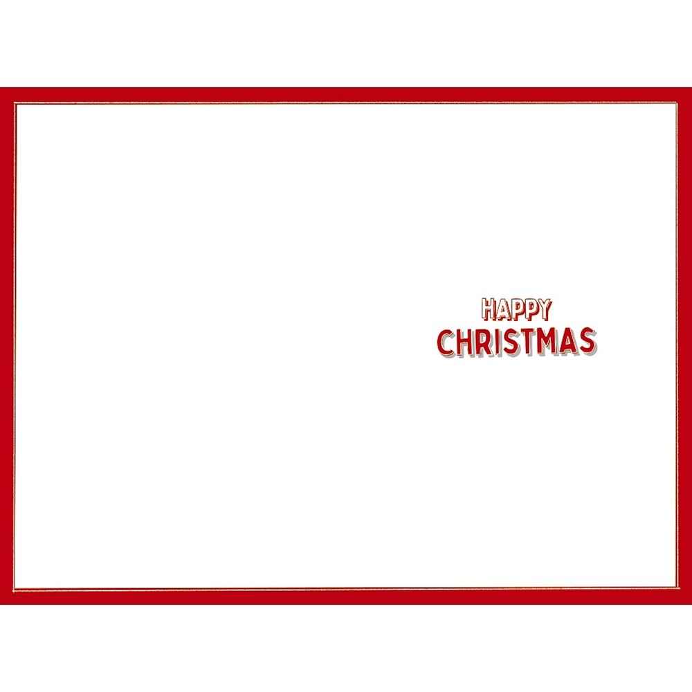 Carrot Losing His Head Dad Humorous Christmas Card