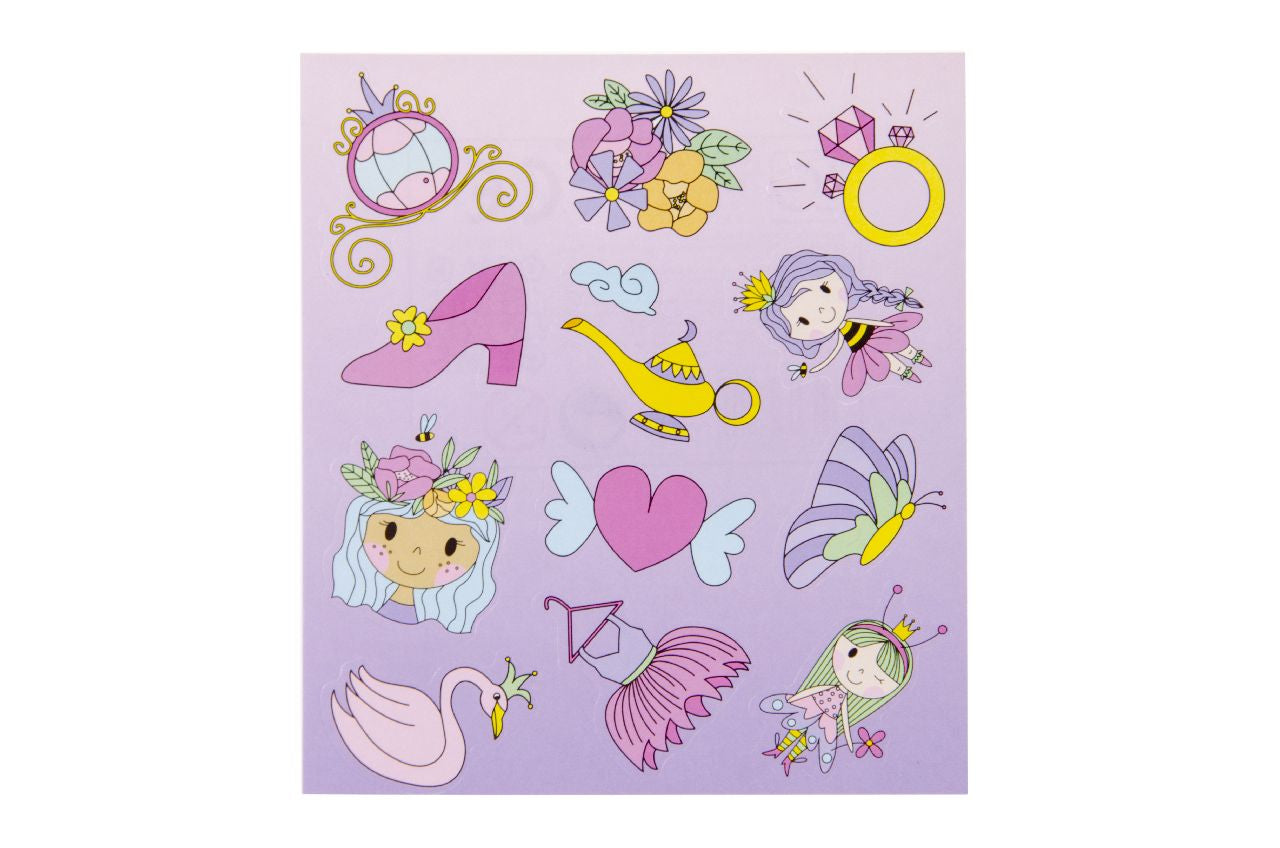 Pack of 288 Pieces Princess Stickers