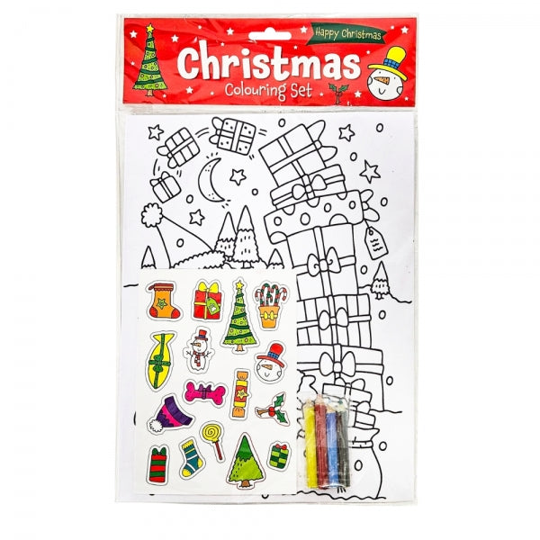 Christmas Kids Colouring Set