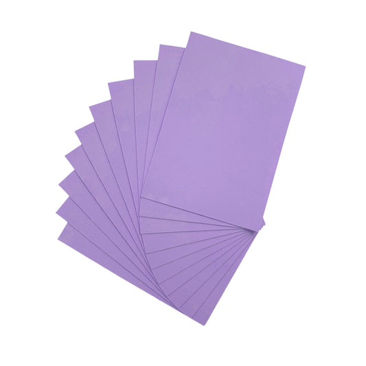 Pack of 200 A5 Lilac Coloured EVA Foam Sheets
