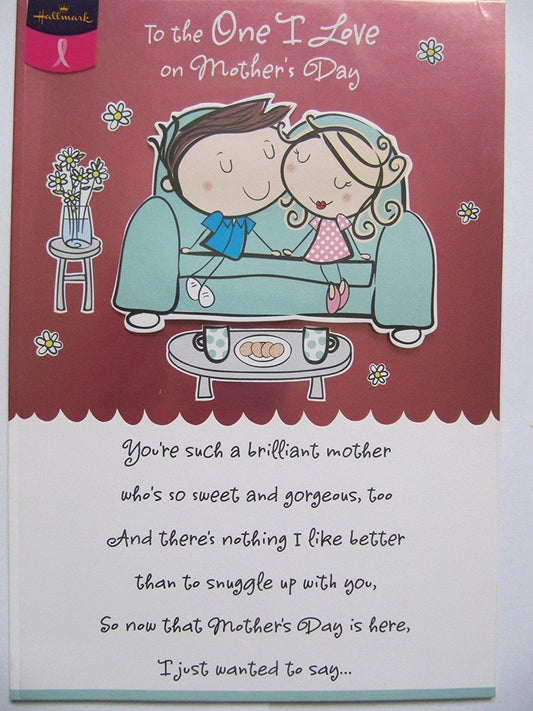 Fantastic Colourful Raised People One I Love Mother's Day Card