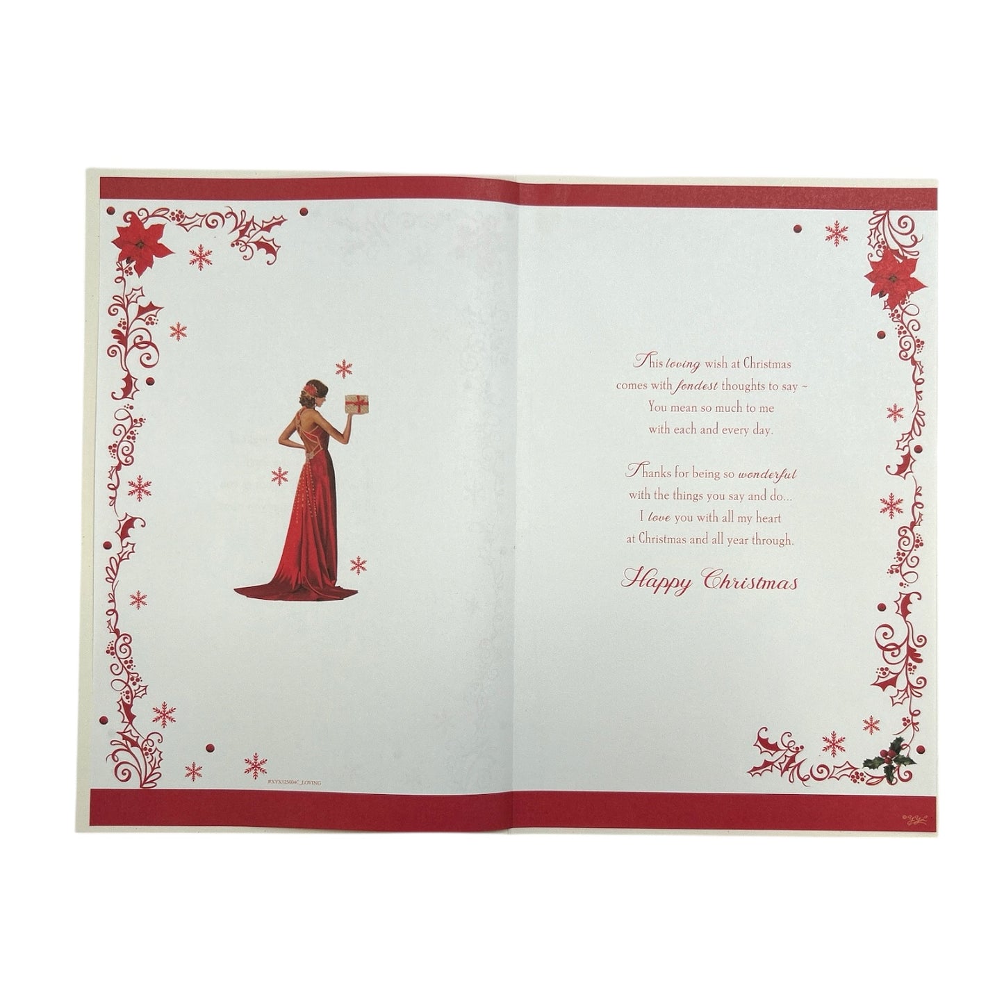 With Heartfelt Love to My Wife Christmas Card