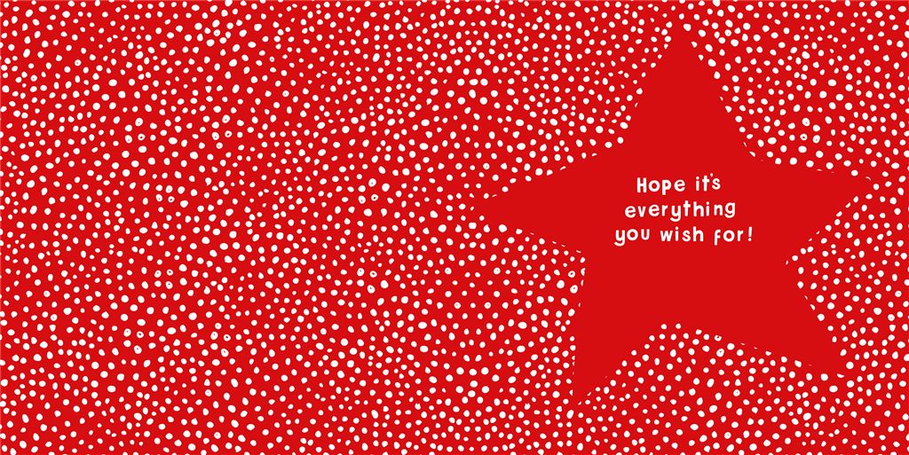 Leaves and Star Design Sister Christmas Card