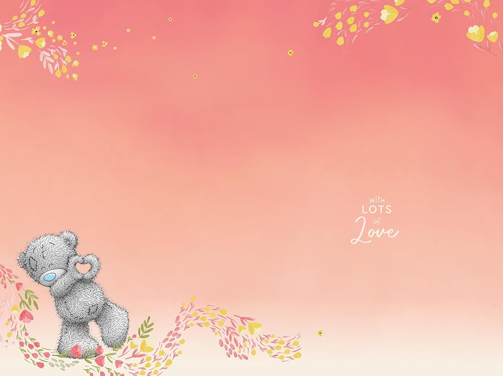 Bear With Gift From Your Son Mother's Day Card