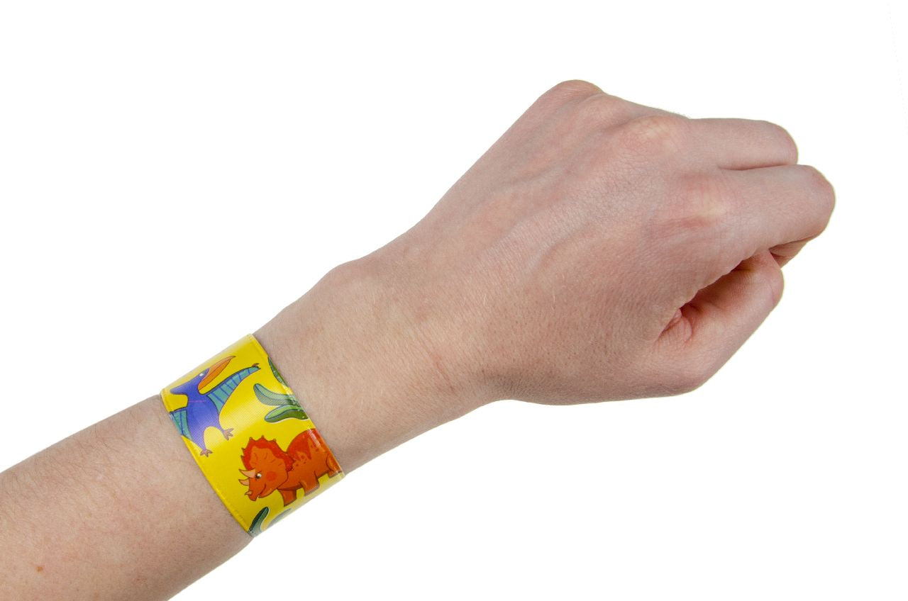 Pack of 6 Dinosaur Snap Bracelets