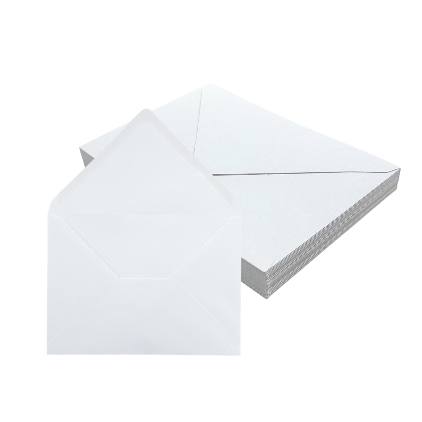 Pack of 50 White 100gsm 143x200mm Gummed Envelopes