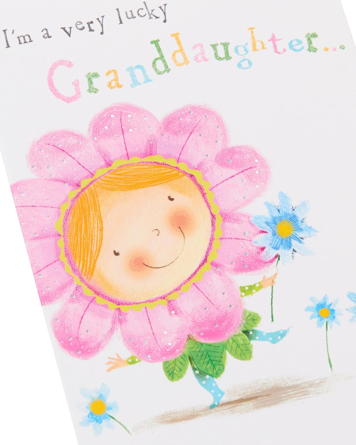 Girl Dressed As A Flower From Granddaughter Mother's Day Card