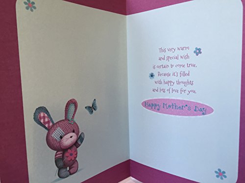 For You Mum Cute Knitted Bear Mother's Day Greetings Card